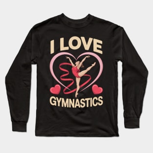 Sport Gymnast Acrobat Gymnastics Artist Long Sleeve T-Shirt